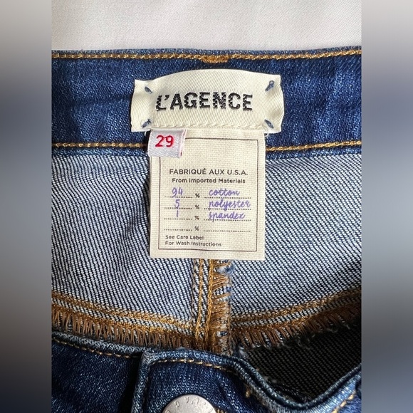 L’AGENCE Taylor High rise shorts size 29 - Picture 10 of 14